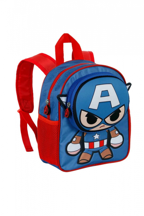 Ghiozdan gradinita Captain America Bubblehead [3]