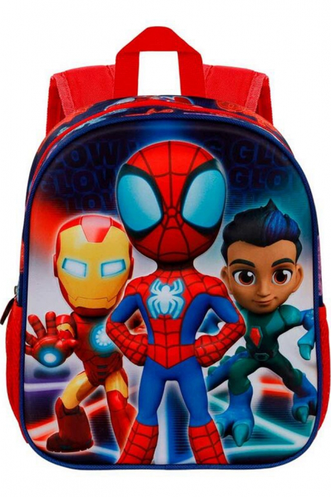 Ghiozdan gradinita Spiderman Glow 3D [1]