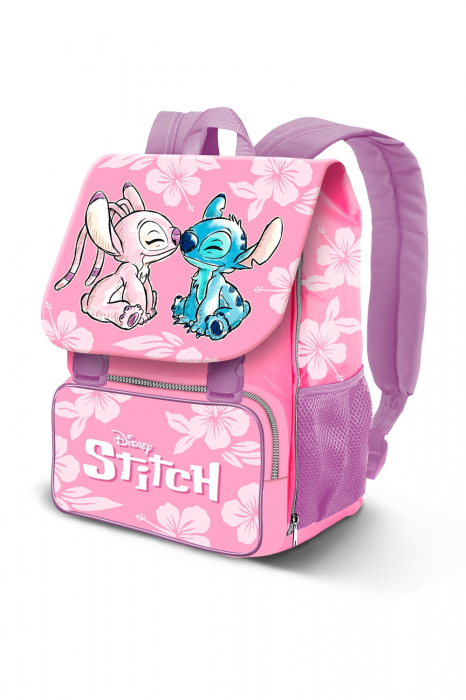 Ghiozdan mare extensibil Lilo e Stitch Pink [1]