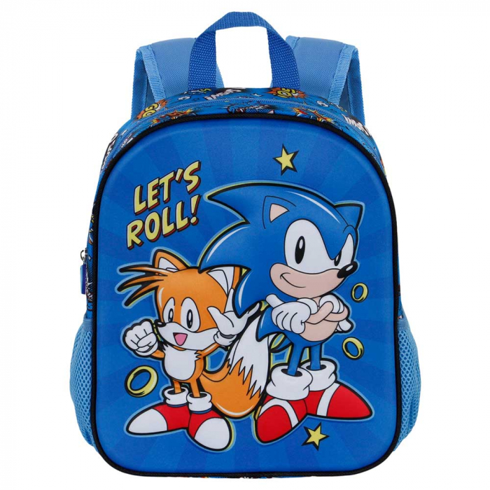 Ghiozdan prescolari Sonic Lets Rolls 3D [1]