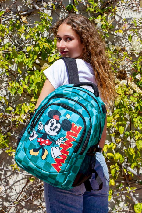 School Backpack Plus Minnie Mouse Indigo [4]