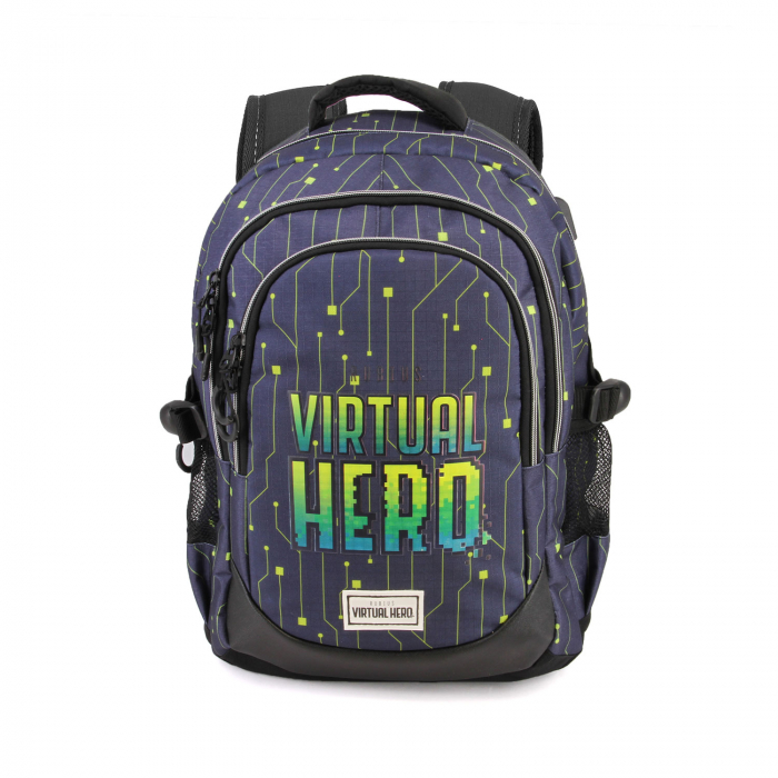 Ghiozdan scoala Virtual Hero 44 cm Multicolor [1]