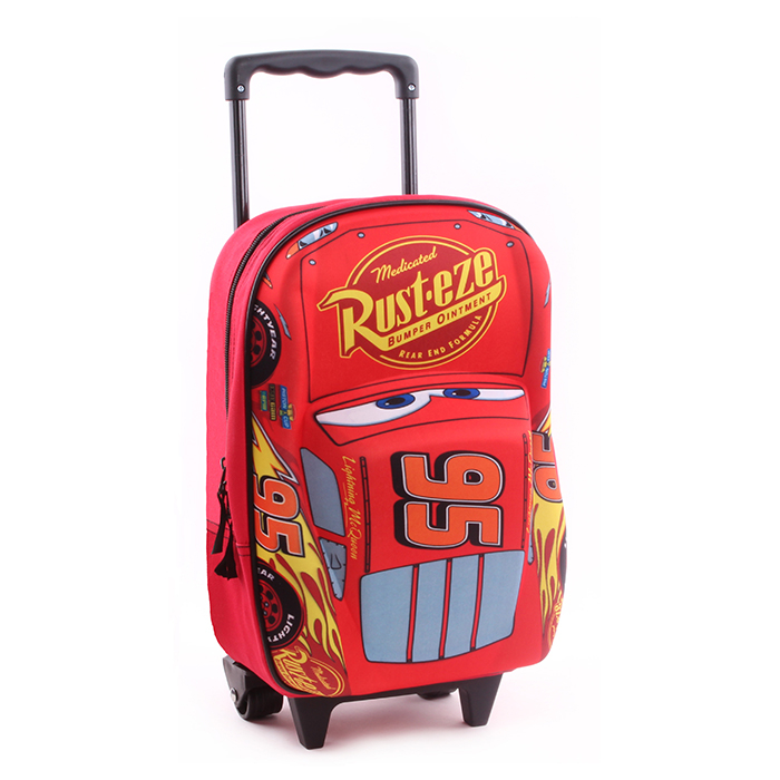 Ghiozdan Troler Disney Cars 3 Piston Cup 3D,Rosu, 38 x 28 x 12 cm [2]