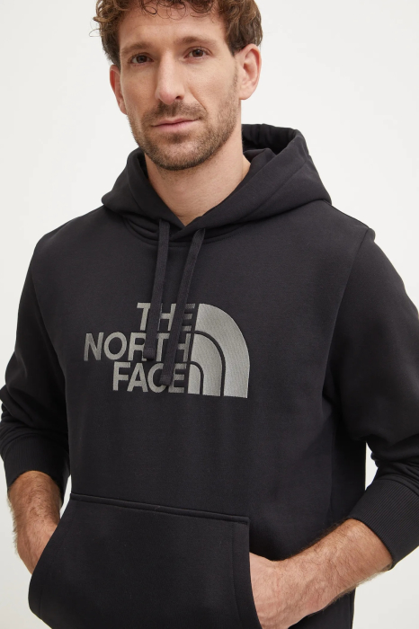 Men’s The North Face NF0A89EMJK31 Black Hoodie – Front Logo [4]