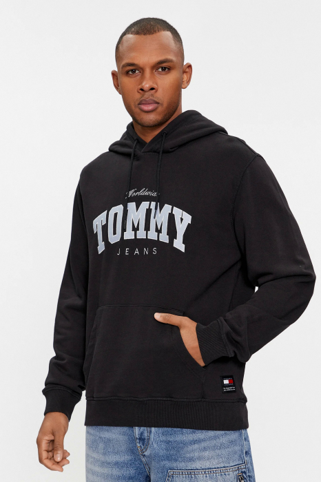 Hanorac barbati Varsity  Tommy Jeans cu gluga si  imprimeu [1]