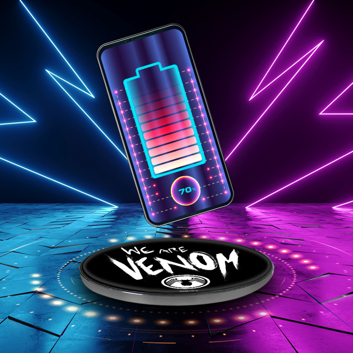 Incarcator wireless Fast Charge Marvel Venom [6]