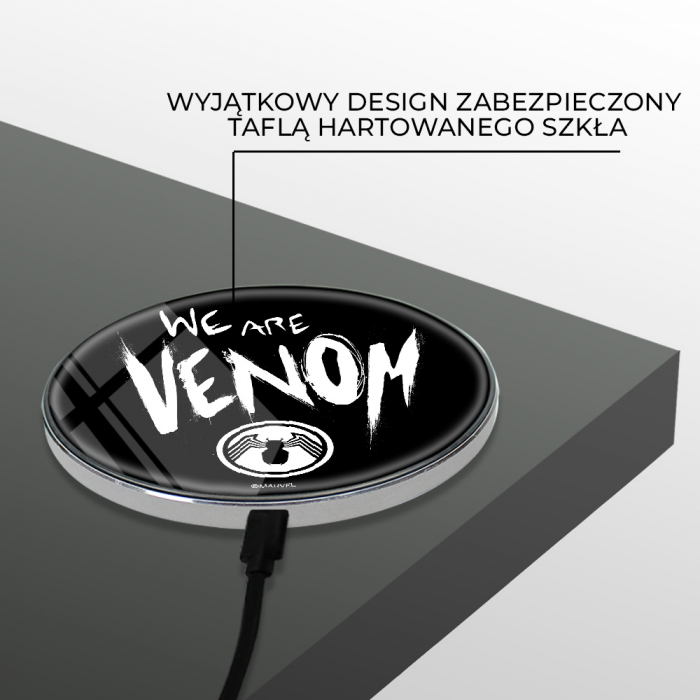 Incarcator wireless Fast Charge Marvel Venom [10]