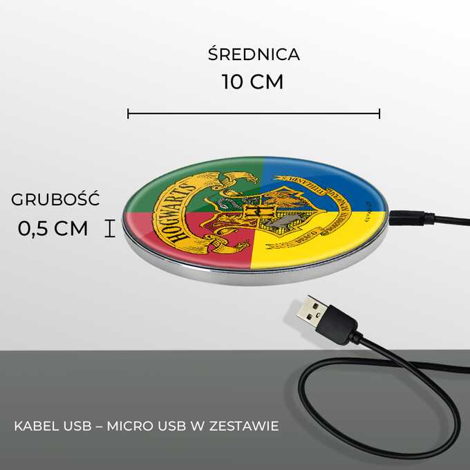 Incarcator wireless Fast Charge Harry Potter Hogwarts [2]