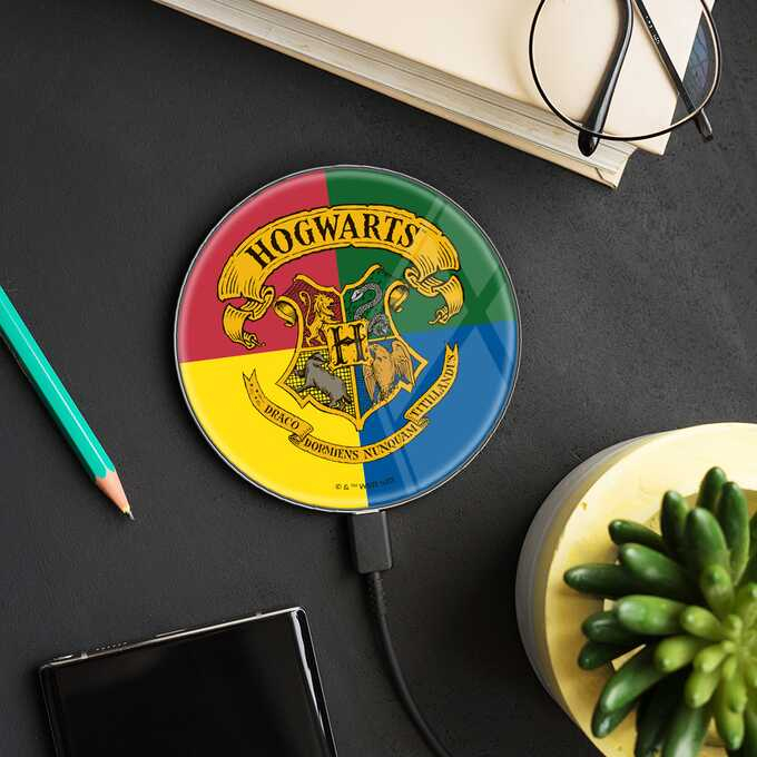 Incarcator wireless Fast Charge Harry Potter Hogwarts [8]