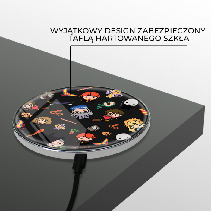 Incarcator wireless Fast Charge Harry Potter Charms [7]