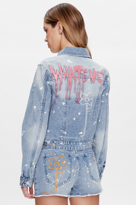 Jacheta din denim Guess Stevie W3GN45 [2]