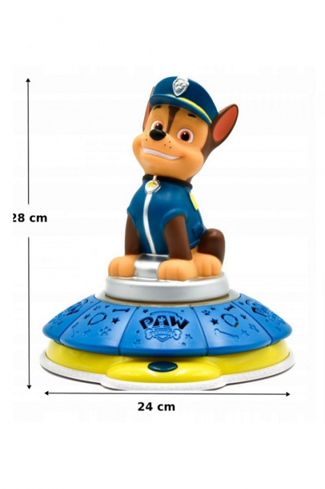Lampa de noptiera 3D Paw Patrol Chase cu sunet [5]