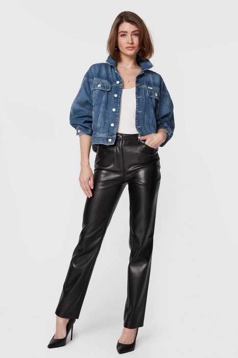 Pantaloni Guess de piele ecologica Kelly W3RA0M [7]