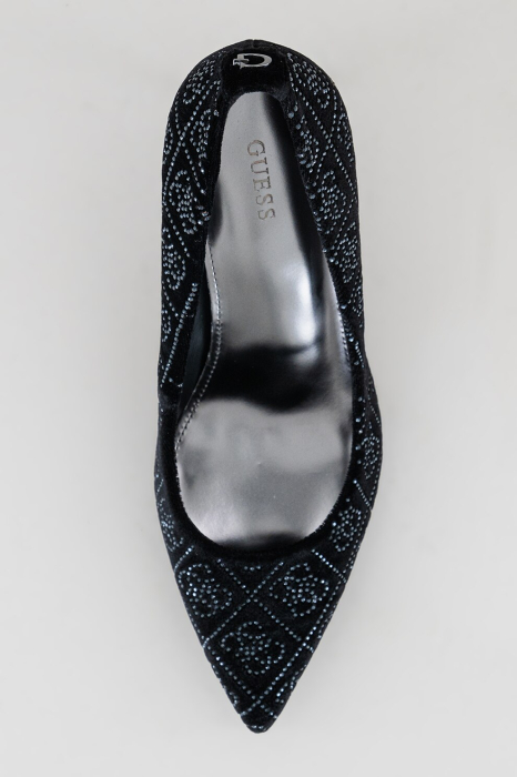 Pantofi Stiletto Guess Rican Aspect Catifea Eleganti [5]
