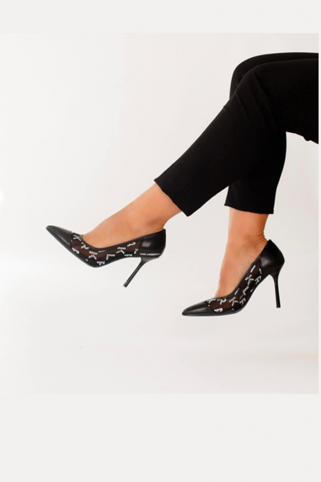 Pantofi cu toc subtire Karl Lagerfeld Sarabande KL30925A [4]