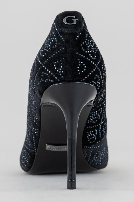 Pantofi Stiletto Guess Rican Aspect Catifea Eleganti [6]