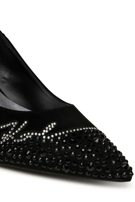 Pantofi pumps dama Karl Lagerfeld KL32712 negri cu toc si aplicatii stralucitoare [5]