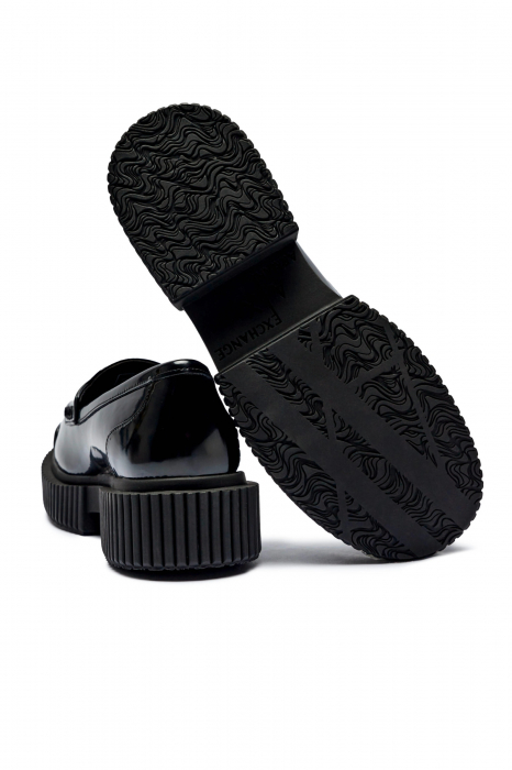 Pantofi loafer de piele lacuita Armani Exchange  XDA005 [7]