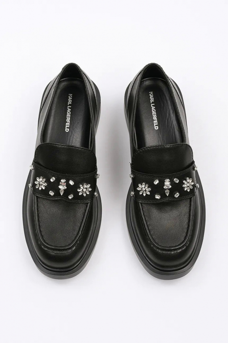 Pantofi loafer Karl Lagerfeld din piele cu strasuri [5]