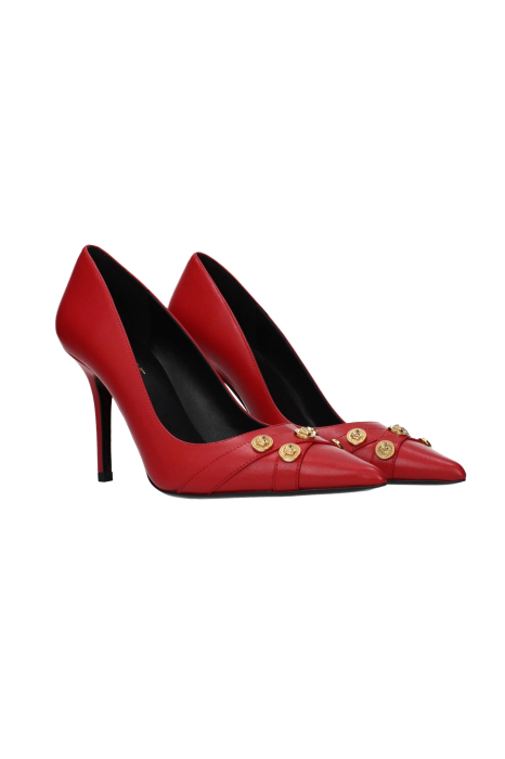 Pantofi Stiletto Versace F83776 Piele Naturala Eleganti [2]