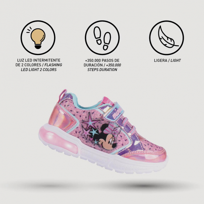 Pantofi sport cu luminite Minnie Mouse ,2300004681 [7]