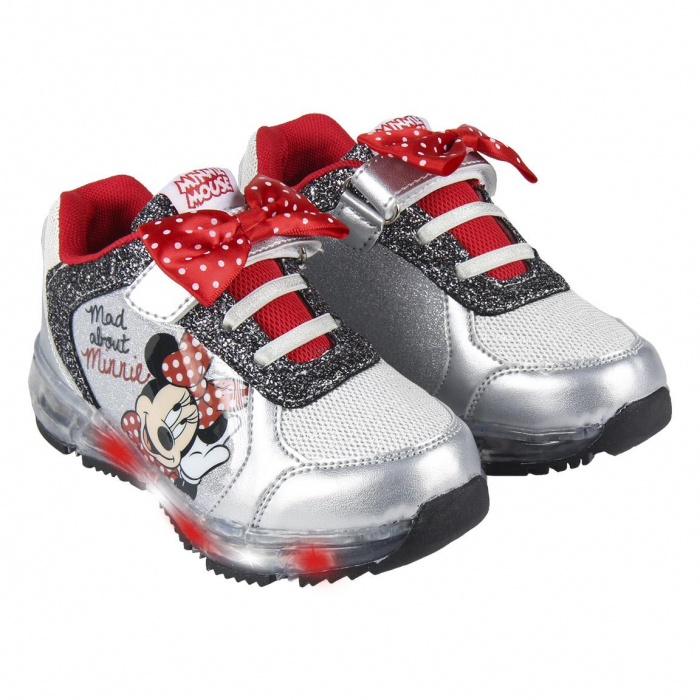 Pantofi sport cu luminite Minnie Mouse , Argintiu,2300004622 [3]
