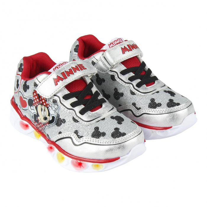 Pantofi sport cu luminite Minnie Mouse , Argintiu model 2300004629 [5]