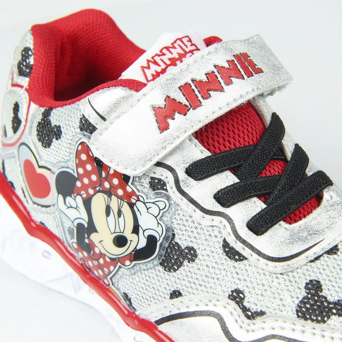 Pantofi sport cu luminite Minnie Mouse , Argintiu model 2300004629 [2]
