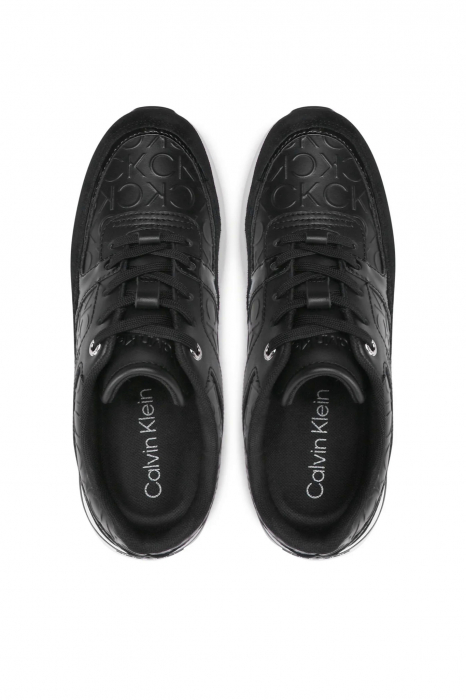 Pantofi sport dama Calvin Klein wedge de piele [4]