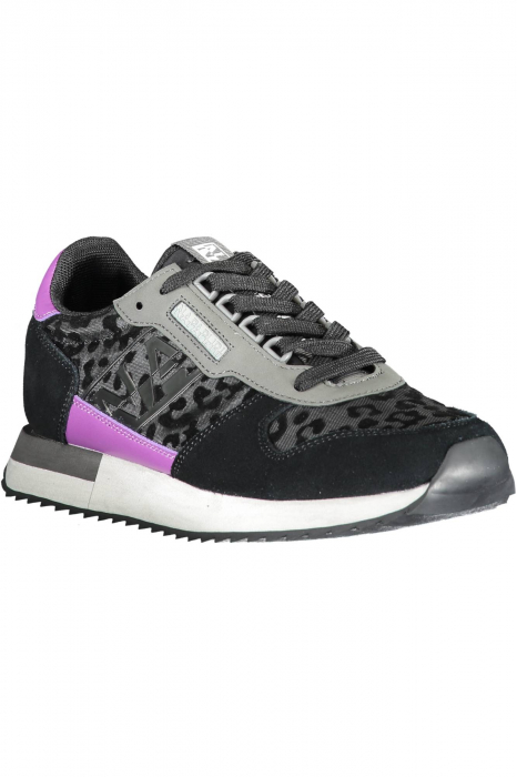 Pantofi sport de piele intoarsa si material textil [5]