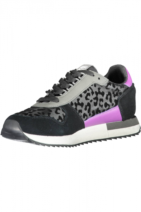 Pantofi sport de piele intoarsa si material textil [4]