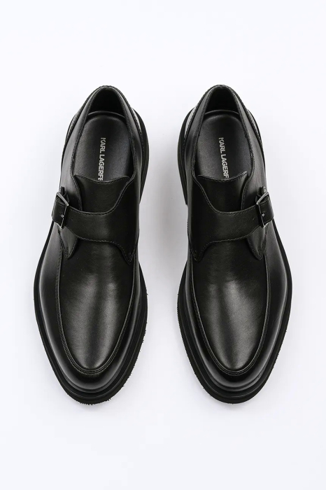 Pantofi derby din piele cu catarama Karl Lagerfeld KL10315 [3]
