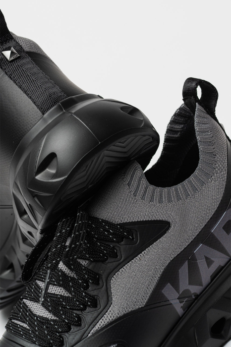 Pantofi sport K/Kite Run Karl Lagerfeld KL54616 gri negri cu talpa usoara [8]