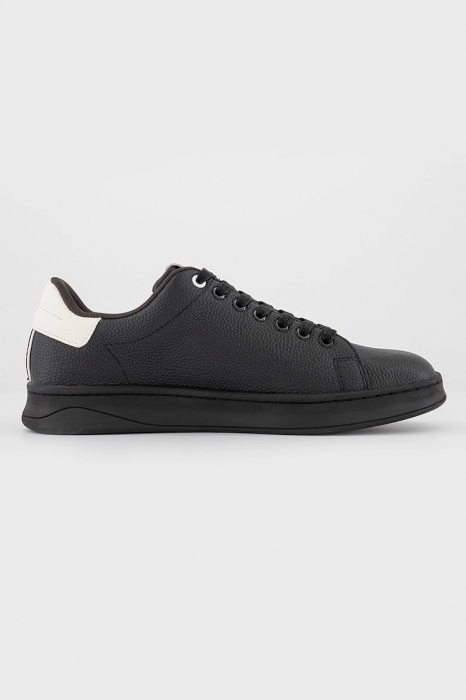 Pantofi sport de piele cu garnituri de piele ecologica S-Athene [2]