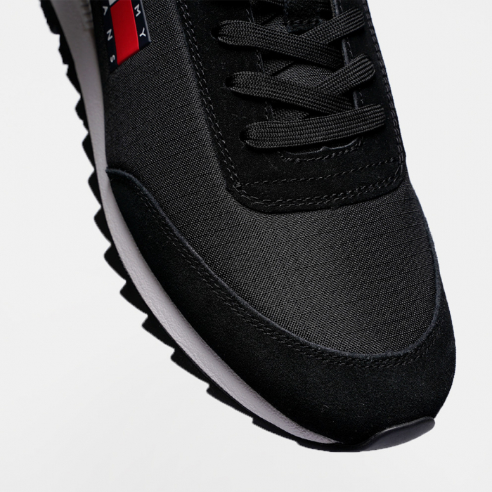 Pantofi sport Tommy Hilfiger din piele cu garnitura din piele ecologica [6]