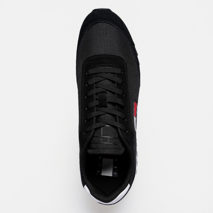 Pantofi sport Tommy Hilfiger din piele cu garnitura din piele ecologica [7]