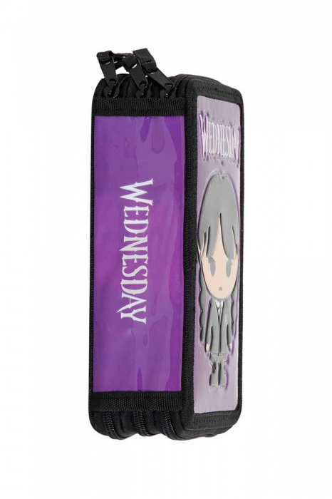 Pencil case Wednesday Chibi, Equipped, 3 compartments, 43 pieces [4]