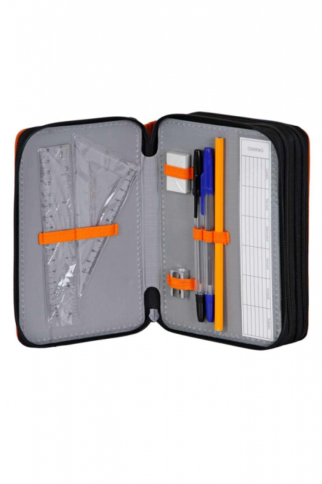 Dragon Ball Z Warrior pencil case, Equipped, 3 compartments, 43 pieces [5]