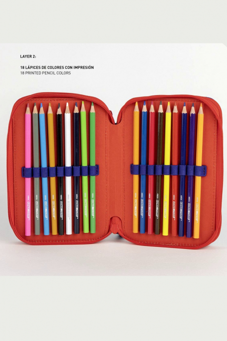 Penar Sonic Prime Echipat, 3 compartimente, 43 piese [4]