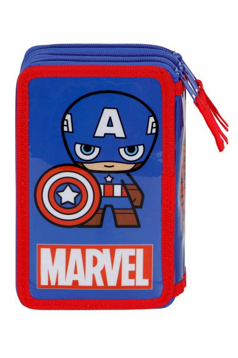 Penar Captain America Glory, Echipat, 3 compartimente, 43 piese [2]