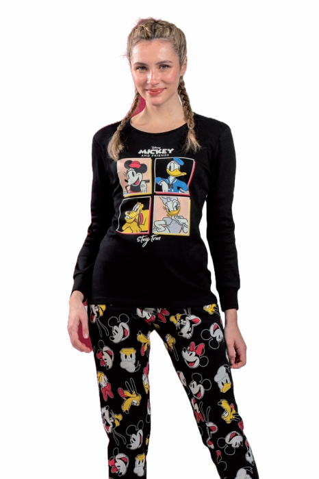 Pijama bumbac dama Disney Mickey DYD7041 [1]