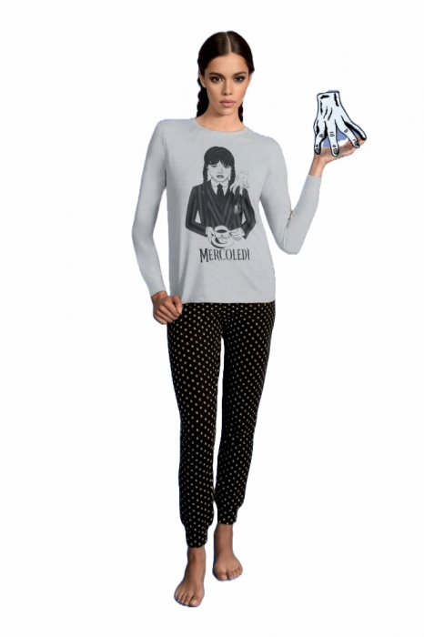 Pijama bumbac dama Wednesdey [1]