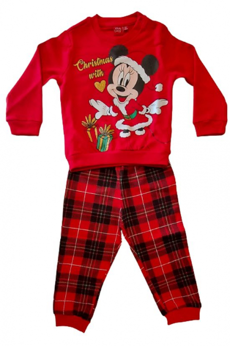 Pijamale baby cu tematic de Craciun Mickey Mouse [1]