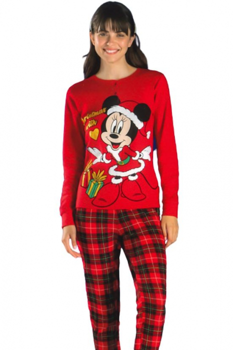 Pijamale Copii cu tematic de Craciun Minnie Mouse DY50A6494 [1]