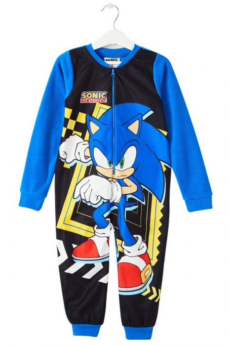 Pijama tip salopeta pentru copii Sonic [1]