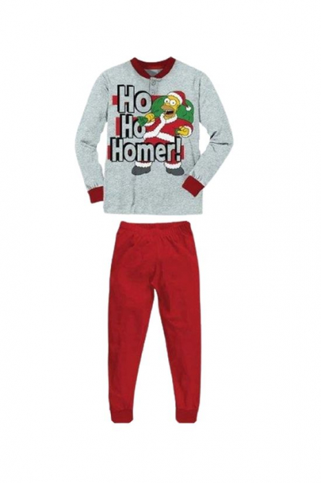 Pijamale barbati cu tematic de Craciun The Simpsons [1]