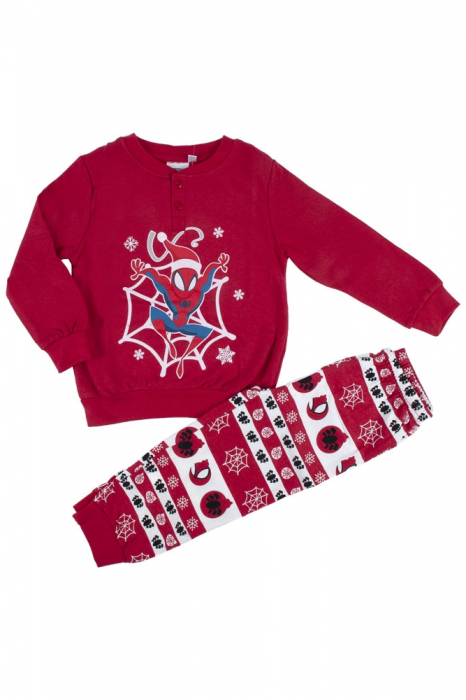 Pijamale Copii cu tematic de Craciun Spiderman [1]