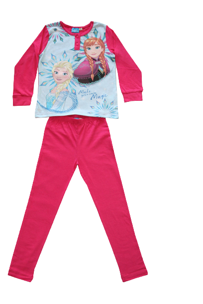 Pijamale lungi Disney Frozen,culoare Fucsia, 10 ani [1]