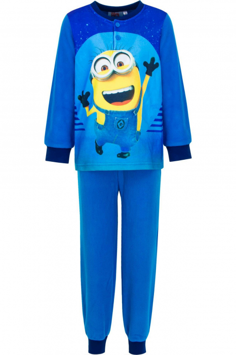 Pijamale lungi Minions hq7271,culoare Albastru, 3 ani [1]
