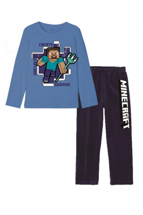Pijamale lungi pentru copii Minecraft [1]